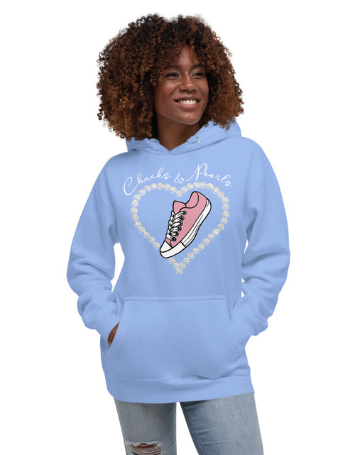 Load image into Gallery viewer, Chucks and Pearls Hoodie
