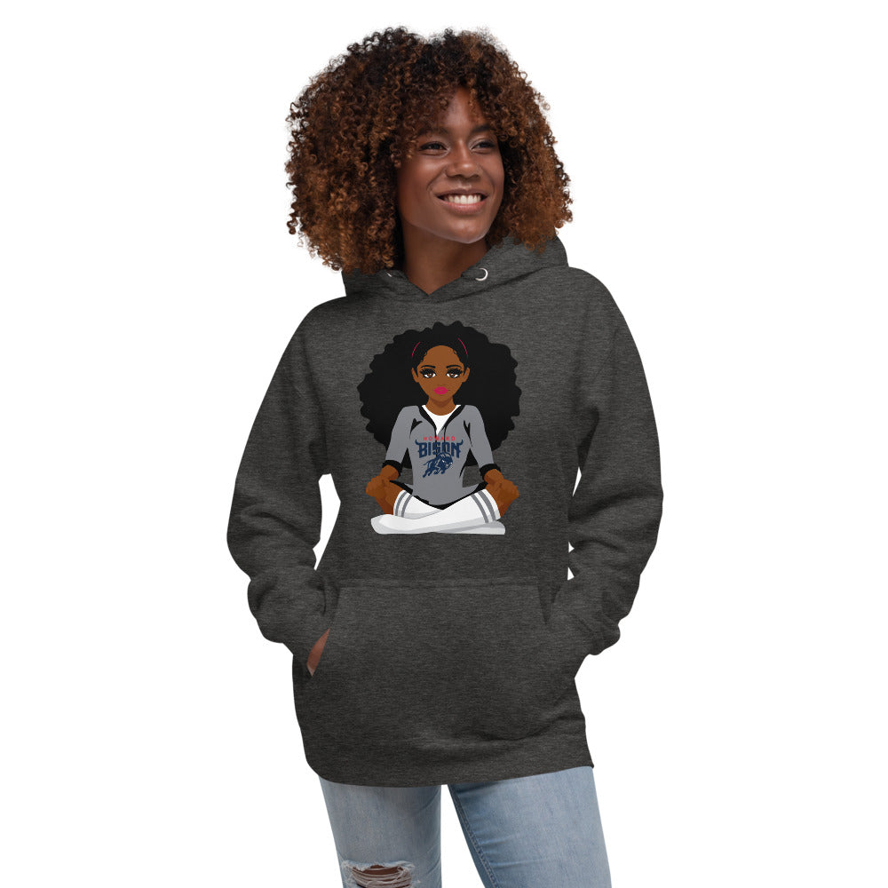 Howard Bison Girl Unisex Hoodie