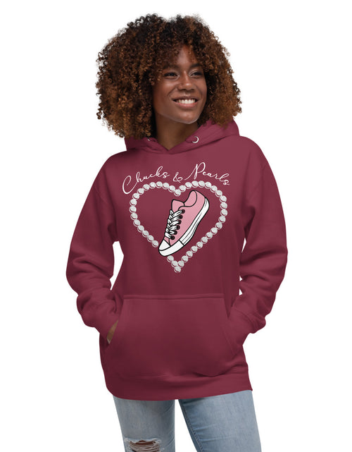 Load image into Gallery viewer, Chucks and Pearls Hoodie
