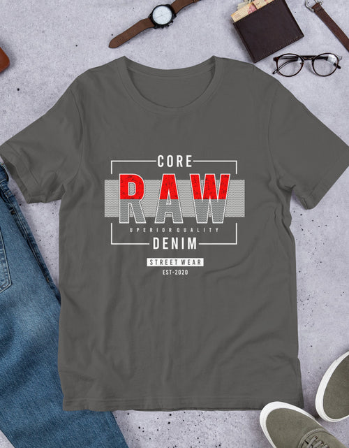 Load image into Gallery viewer, Core RAW Denim Short-Sleeve Unisex T-Shirt
