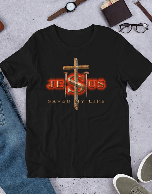 Load image into Gallery viewer, Jesus Saved My Life Short-Sleeve Unisex T-Shirt
