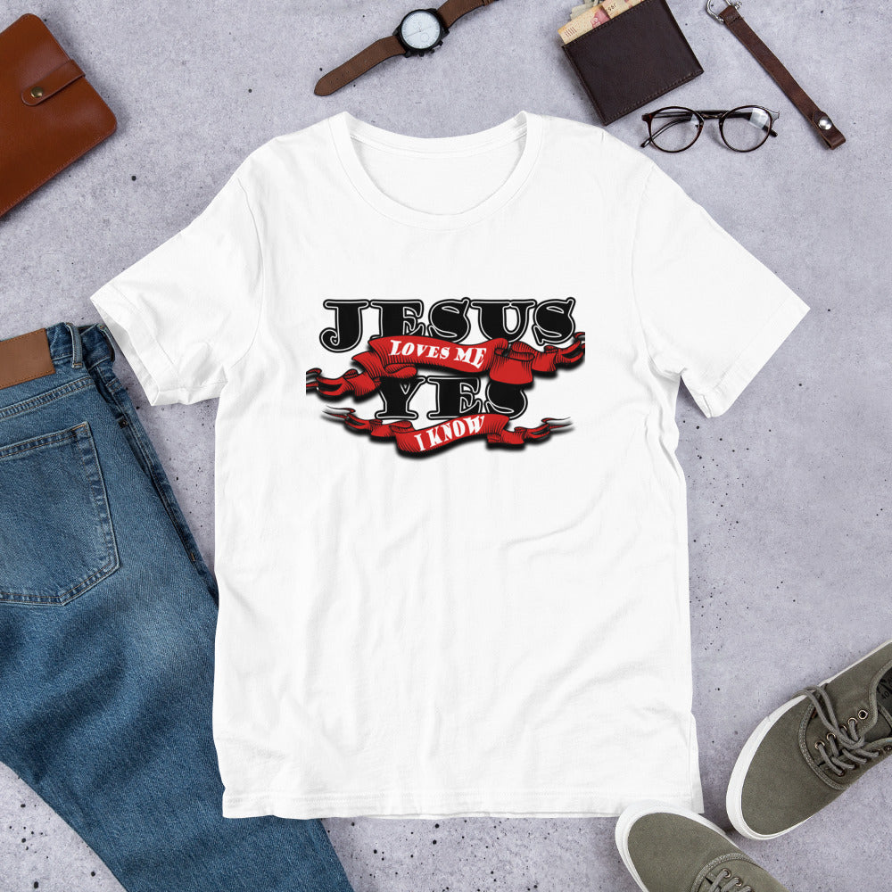 Jesus Loves Me Short-Sleeve Unisex T-Shirt