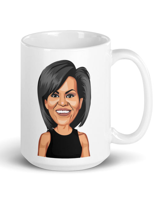 Load image into Gallery viewer, Michelle Obama Mug White glossy mug
