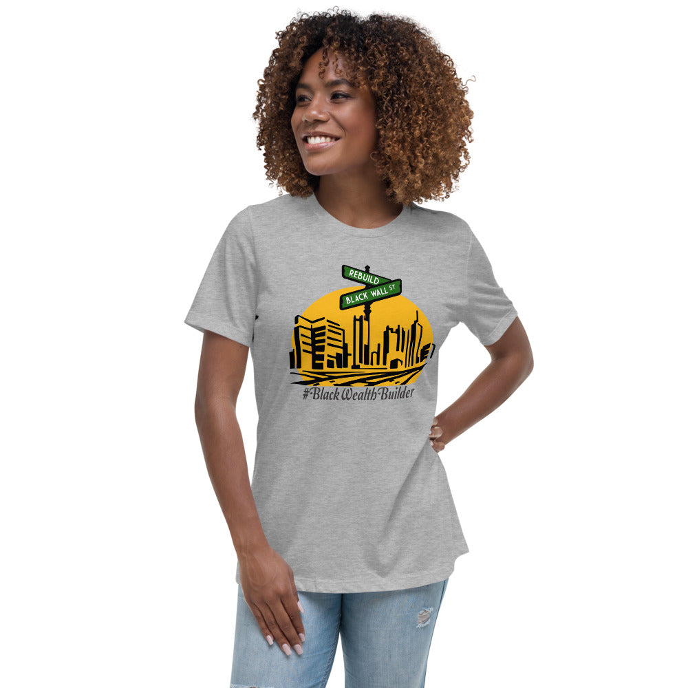 Black Wall Street Women's Relaxed T-Shirt