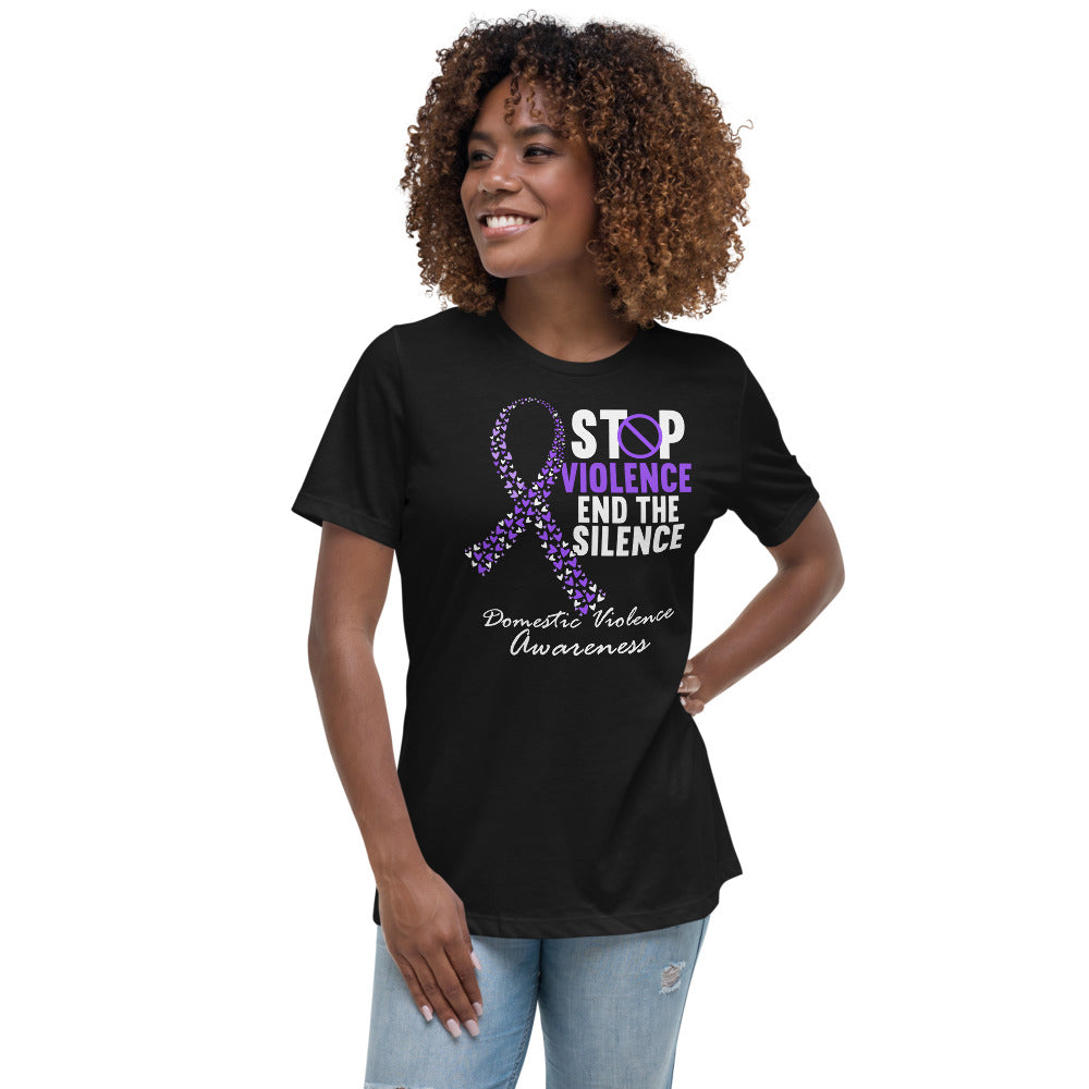 Stop Domestic Violence Women's Relaxed T-Shirt