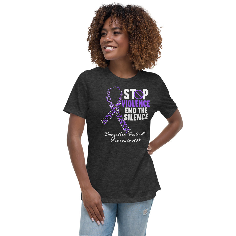 Stop Domestic Violence Women's Relaxed T-Shirt