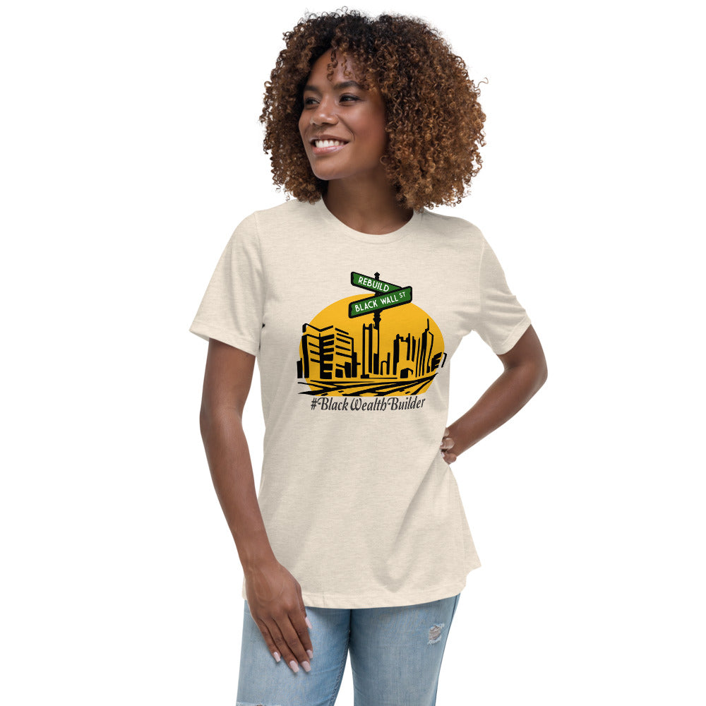 Black Wall Street Women's Relaxed T-Shirt