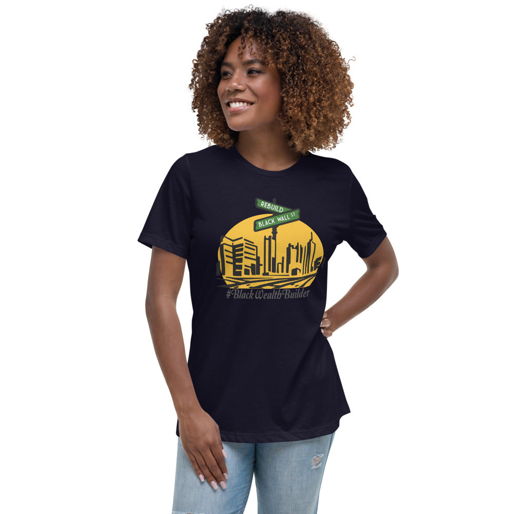 Black Wall Street Women's Relaxed T-Shirt