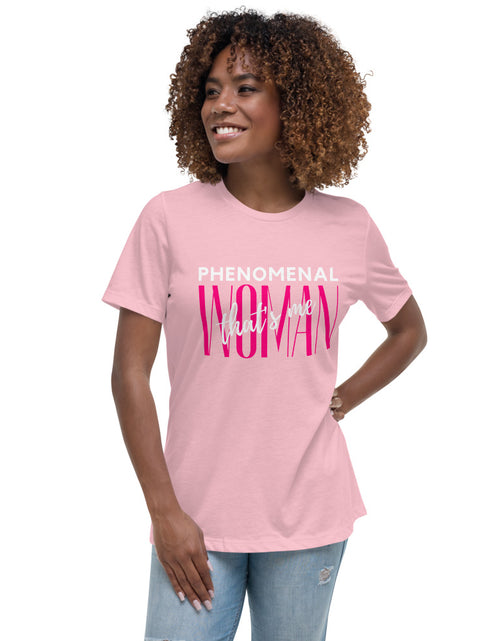 Load image into Gallery viewer, Phenomenal Woman Women&#39;s Relaxed T-Shirt
